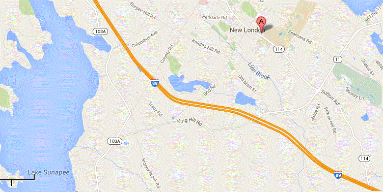 Map to Trinity Bible Church